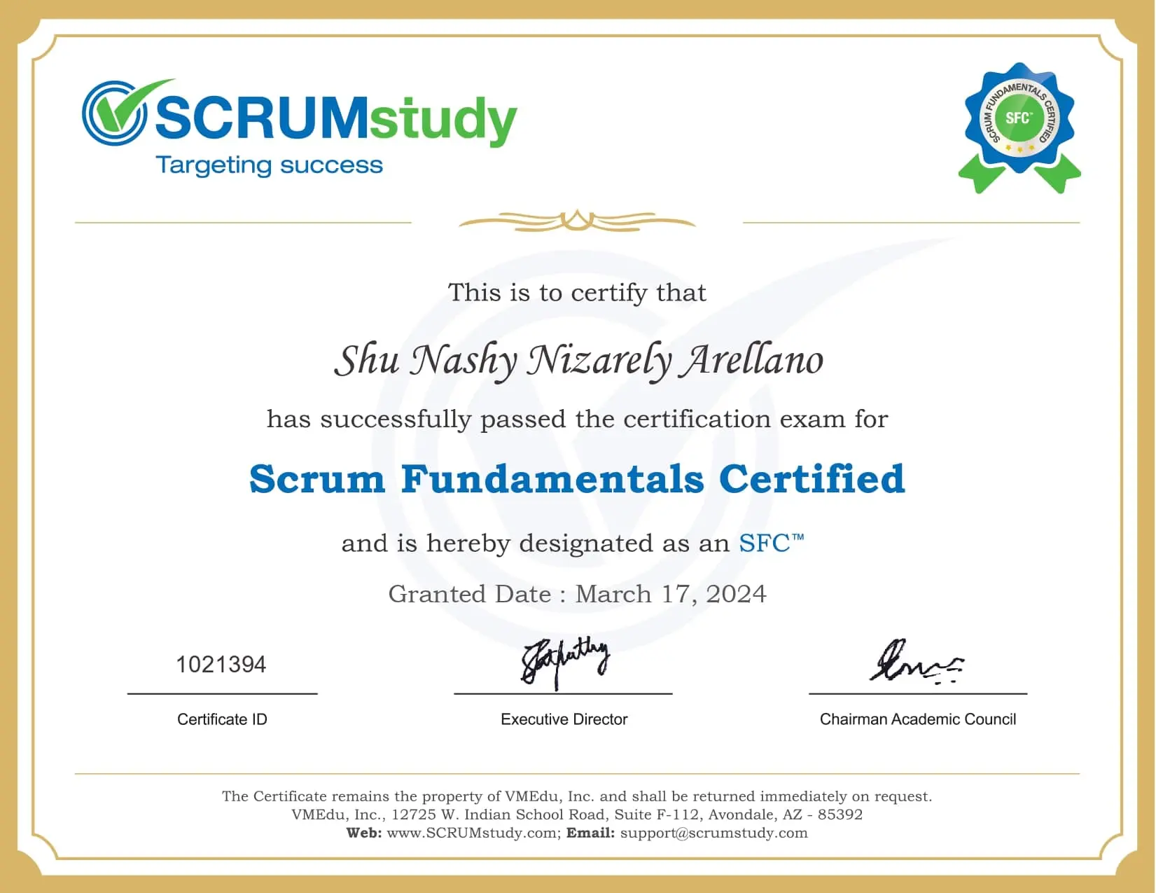 Imagen del curso Scrum Fundamentals Certified